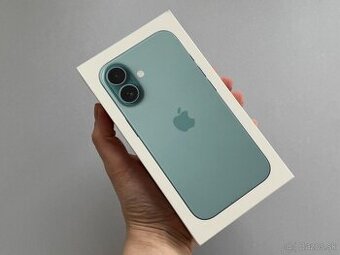 Neaktivovaný Nový iPhone 16 128GB Teal + Záruka