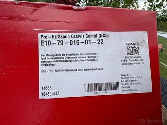 Znížené pružiny Eibach Pro-Kit skoda octavia 4 kombi