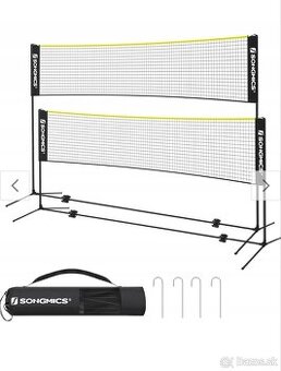 Bedbintonova siet 500cm nastavitelna