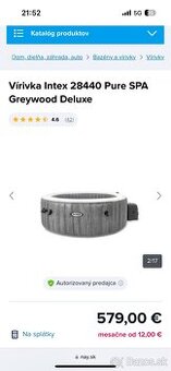 Vírivka Intex Pure Spa Greywood Deluxe 28440