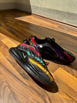 Nike Air Max 720 Black Multicolor Neon Rainbow