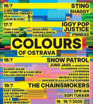Lístky na Colours of Ostrava