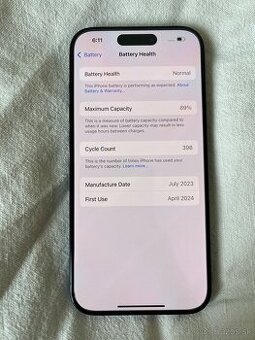 iPhone 15 Pro 256gb Blue Titanium - 1