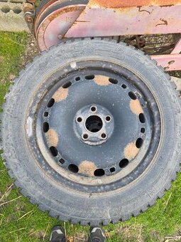 5x100 185/60 r15 Plechové disky, zimná sada