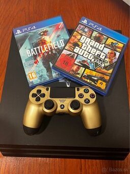 PlayStation 4 Pro 1TB + ovládač + 2 hry