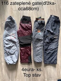 Zateplené nohavice