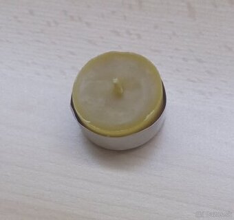 Čajové sviečky zo včelieho vosku (ručná výroba)