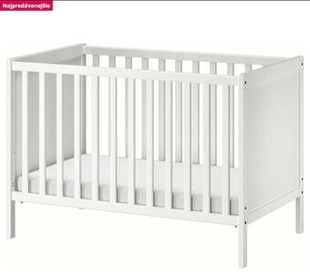 predám detskú postieľku Ikea Sundvik - 1