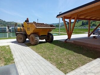 Výkopové práce,bager dumper