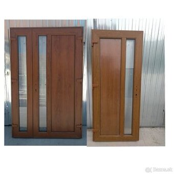 Vchodove dvere zlaty dub biela