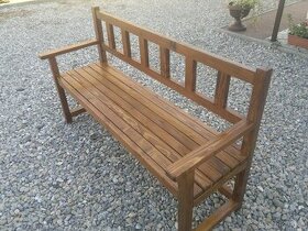 AKCIA Záhradné drevené lavičky-150cm DOPRAVA ZDARMA