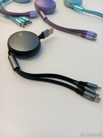 Kábel nabíjačka Micro USB Typ C iPhone - 1