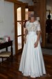 svadobné šaty saten čipka