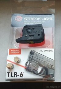 Svetlo streamlight tlr6 pre glock 42, 43, 43X, 48. IWB kydex