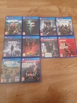 Predám hry na ps 4