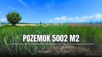 Invevstičný, rovinatý pozemok 5002 m2, Zvolenská Slatina 3D