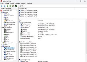 PREDÁM HERNÝ PC - R5 5600X, RTX 2070 SUPER 8GB,32GB DDR4,SSD