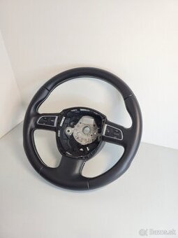 Trojramenný kožený volant Audi