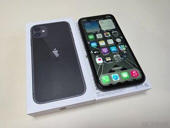 APPLE IPHONE 11 64GB BLACK ,ZDRAVIE BATERKY 100%