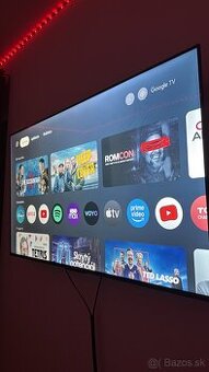 TCL 55” 4K Smart TV + držiak + 2 ovládače