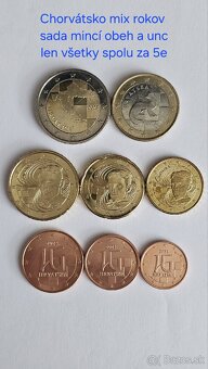 OBEHOVÉ a UNC sady euromincí