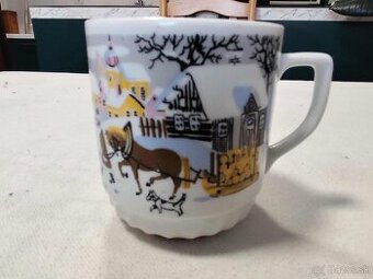 zberateľská šálka EPIAG československo Vianoce