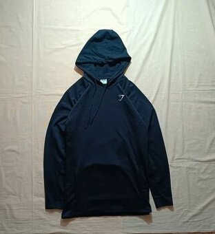 Gymshark čierna tenká mikina do posilky M/L