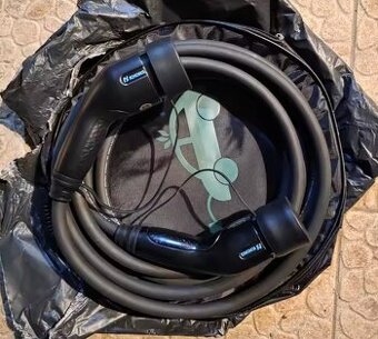 Nabíjací kábel pre elektromobily, typ 2, 22 kW