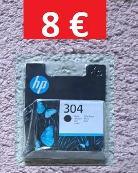 Predám nové ORIGINALNE čierna náplne do tlačiarne HP 304