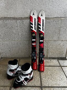 Detske lyze atomic s lyziarkami