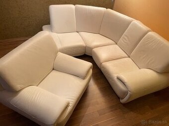 Kožená sedacia súprava