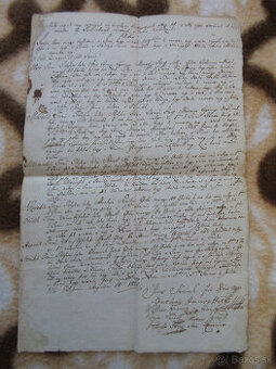 Listina Jelšava r. 1820 - 1