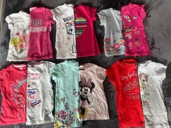 Tričká krátky rukáv veľ.104 - 12 ks