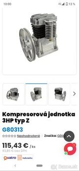 Predám kompresorovu jednotku