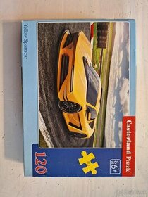 Castorland puzzle - Yellow sportscar