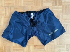modrý navlek na brankárske hokejové nohavice Bauer