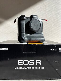 Canon EOS R telo + original battery grip canon BG–E22