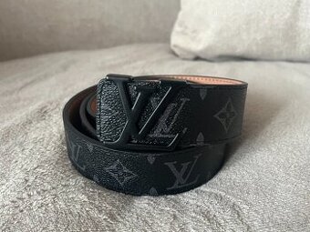 Louis Vuitton opasok – čierny, veľkosť 110 cm