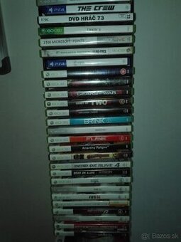 PREDAM HRY NA X-BOX 360, CENA ZA KUS 7,-