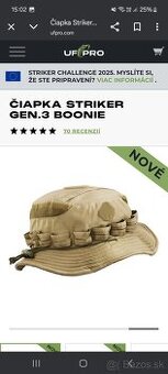 Uf Pro  striker boonie 3.0  klobúk takticky