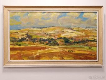 Obraz Jaroslav Hrabec, Uherské Hradiště, olej plátno 60x90