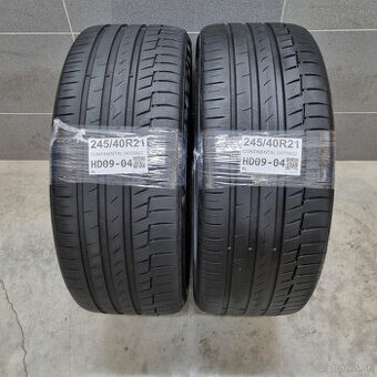 Letné pneumatiky 245/40 R21 CONTINENTAL DOT0822