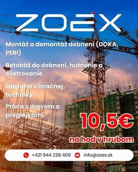 Práca Tesár SLOVENSKO / ČESKO