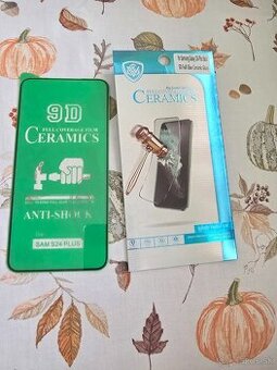 Ochranné sklo na Samsung S24 plus čierne len osobne Košice n