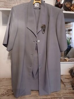 Dámsky kostým 3dielny sivý