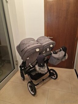 Kočík plus výbava pre dvojičky