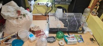 Klietka pre škrečka s príslušenstvom