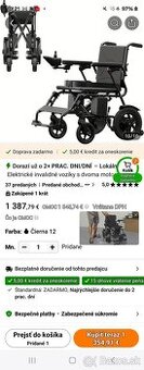 Invalidny vozik elekricky