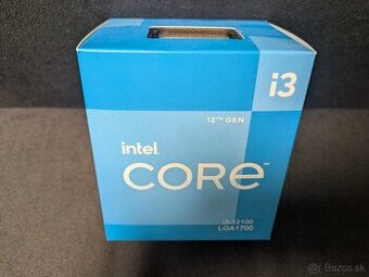 Intel core i3 12100 - nepoužitý - bez záruky