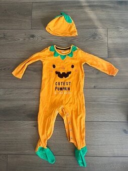 Tekvicka heloweenske pyzamko